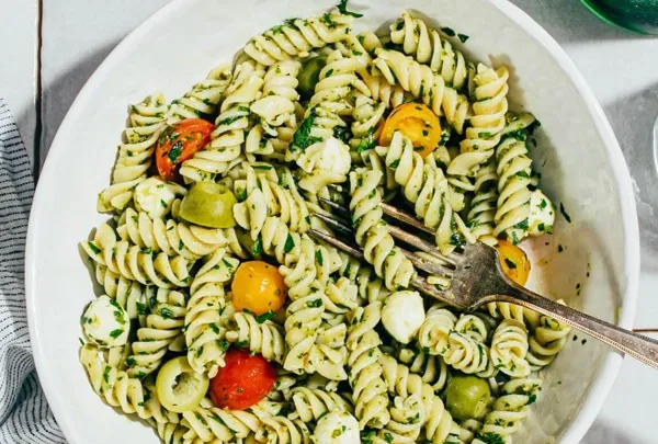 Rotini Pesto Pasta Salad